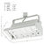 Nora NTF-3218S -  Compact Fluorescent Track Fixture  - Silver Thumbnail