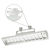 Nora NTF-3240W -  Compact Fluorescent Track Fixture  - White Thumbnail
