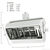 Nora NTF-2642S -  Compact Fluorescent Track Fixture  - Silver Thumbnail