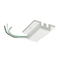 Nora NT-307W - Floating Canopy Feed - White - Single Circuit - Compatible with Halo Track