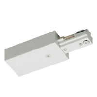 Nora NT-2316W/R - White - Live End Feed - Right Hand Polarity - Dual Circuit - Compatible with Halo Track