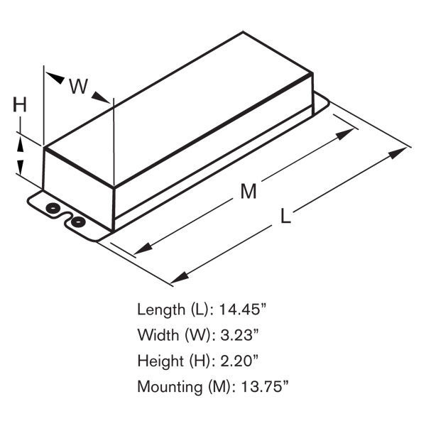 Electronic Sign Ballast - 10-40 ft. Total Lamp Length - (1-4 Lamps) Image