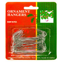 Christmas Ornament Hooks - 2.5 in. Hooks - 50 Pack