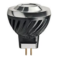 170 Lumens - LED MR11 - 2.5 Watt - 20W Equal - 3000 Kelvin - 40 Deg. Flood - 12 Volt - PLT LED-MR11-2.5-40-3K