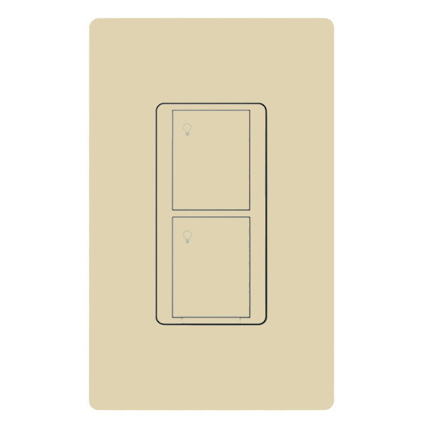 Lutron PD-5S-DV-IV - 5 Amp Max. - 2 Button RF Switch Image