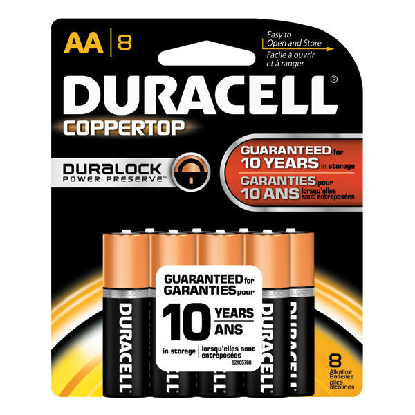Duracell CopperTop - AA Size - Alkaline Battery Image