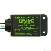 LED Single (Split) Phase Surge Protector - NEMA 3R Indoor/Outdoor Enclosure - Type 4 SPD - Hardwired - 10kV, 10kA Maximum Capacity - 120-277 Volt - Hatch LSP10-SM