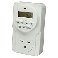 7-Day Digital Programmable Timer - 1 Outlet - Controls Grow System Devices - 3500 Max Wattage - 240V - 15A - UltraGROW UG-TR/D1/240