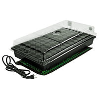 Germination Station - Propagation Kit - Includes Heat Mat, Tray, 72 Cell Pack, and 2 in. Dome - HydroFarm CK64050