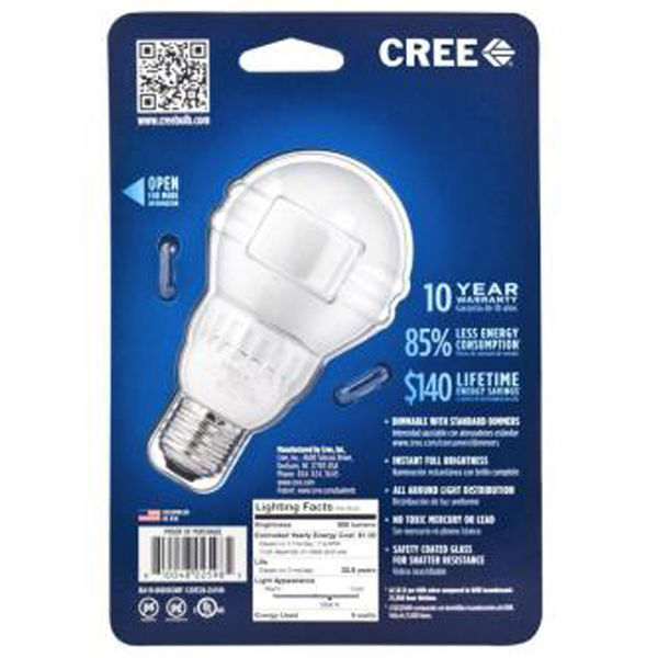 Dimmable LED - 9 Watt - A19 - Omni-Directional - 60 Watt Equal Image