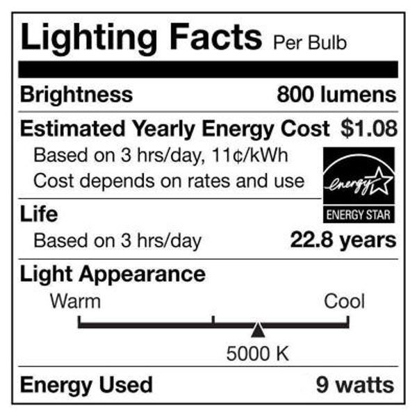 Dimmable LED - 9 Watt - A19 - Omni-Directional - 60 Watt Equal Image