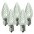25 Pack - C9 - Twinkling LED - Cool White - Faceted Finish Thumbnail