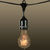 48 ft. Patio String Lights - A19 - Black Wire - 15 Sockets Thumbnail
