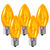 25 Pack - C9 - LED - Amber-Yellow - Smooth Finish Thumbnail