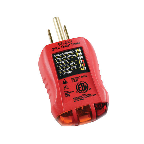 Gardner Bender Gfi 3501 Gfci Outlet Tester 1000bulbs Com