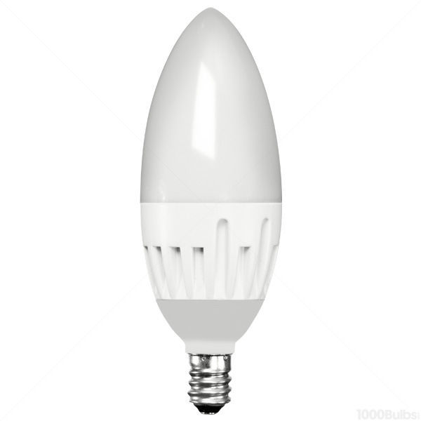 Kobi K1n4 6 Watt Dimmable Led Torpedo 4000k Led 6 Watt Frosted Straight Tip Torpedo 45 Equal