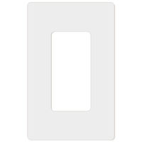 Decorator Wall Plate - Screwless - White - 1 Gang - Leviton Decora Plus 80301-SW