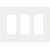 Decorator Wall Plate - White - 3 Gang Thumbnail