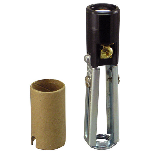 Adjustable Keyless Socket - Phenolic - Candelabra Base