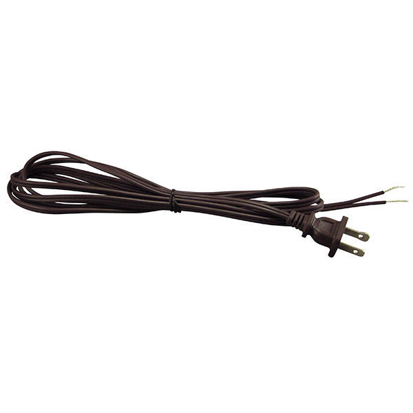 Lamp Cord Set - Brown - 8 ft. Image