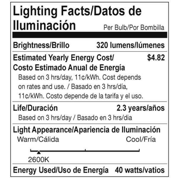 40 Watt - A19 - Vibration Service - Clear Image