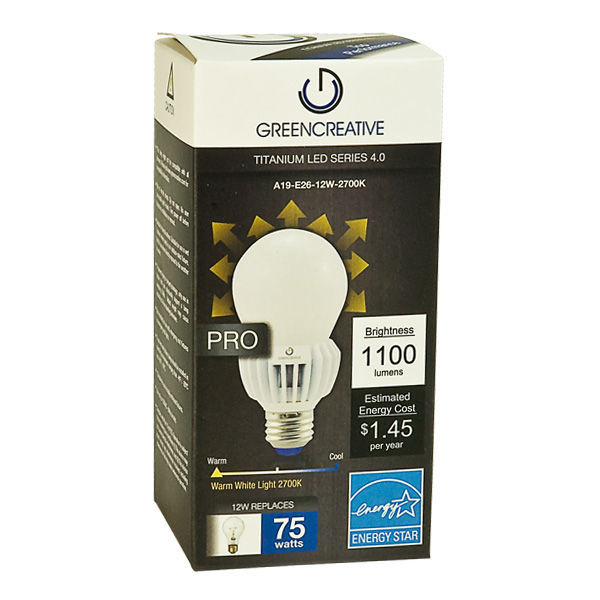 LED - A19 - 12 Watt - 75W Incandescent Equal Image