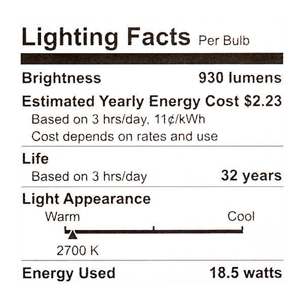 Soraa 00763 - LED - PAR30 Long Neck - 18.5 Watt - 930 Lumens Image