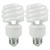 Spiral CFL - 19 Watt - 75 Watt Equal - Halogen Match - 2 Pack Thumbnail