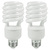 Spiral CFL - 23 Watt - 100 Watt Equal - Halogen Match - 2 Pack Thumbnail