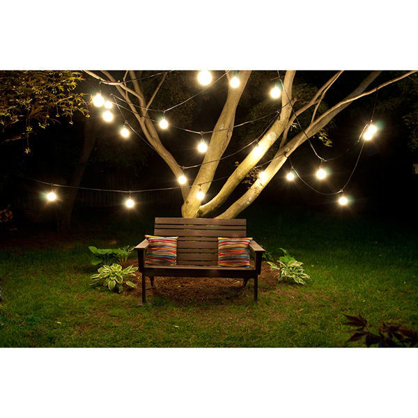 48 ft. - Patio Light Stringer - 15 Sockets Image