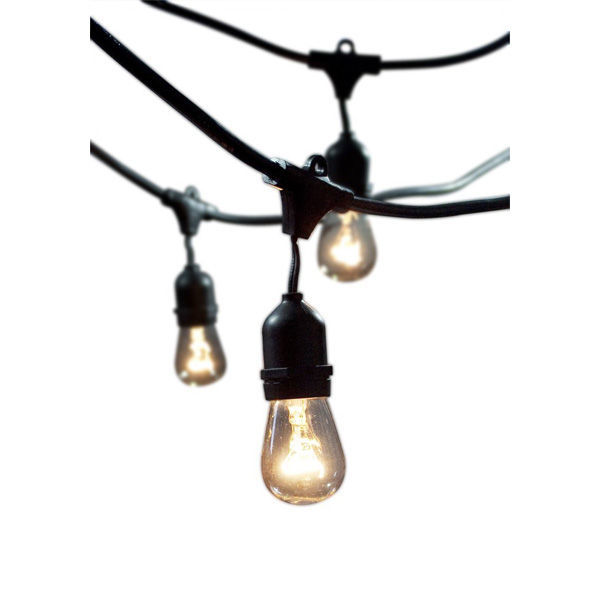 48 ft. - Patio Light Stringer - 15 Sockets Image