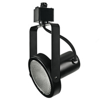 Track Light Fixture - Gimbal Ring - Black - Operates up to 75 Watt PAR30 - L-Style Track Compatible - 120 Volt - Nora NTH-107B/A/L