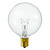 7 Watt - 2 in. Dia. - G16 Globe Incandescent Light Bulb - 25 Pack Thumbnail