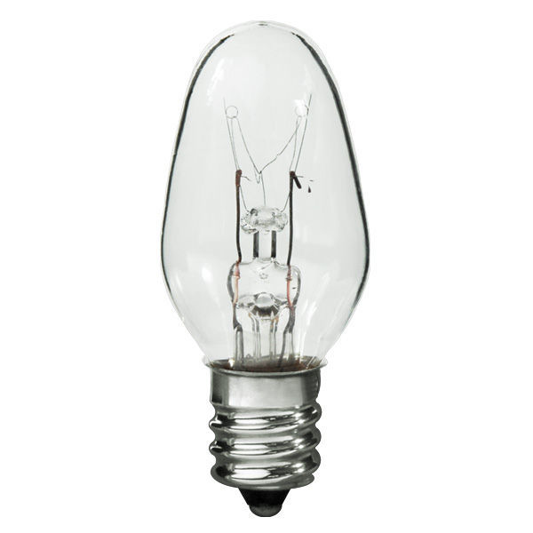 10 Watt - C7 - Clear - Candelabra Base Image
