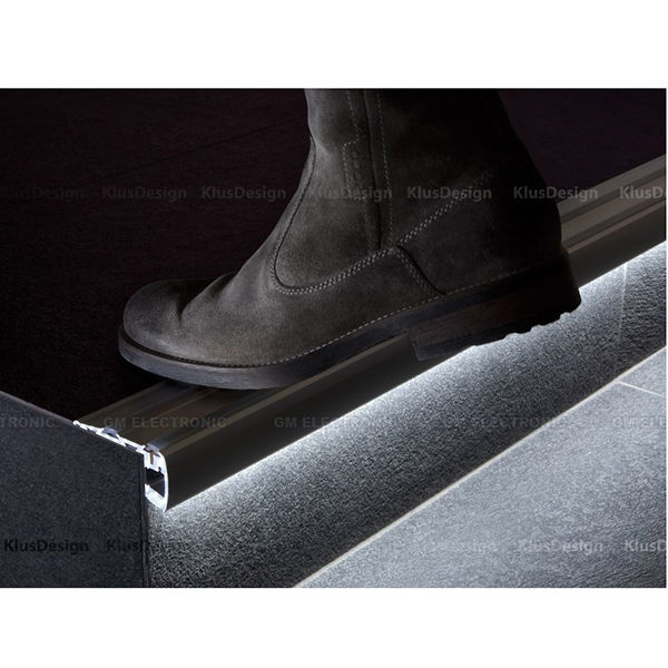 6.56 ft. Black Aluminum STEP Channel Image
