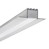 6.56 ft. Non-Anodized Aluminum KOZEL Channel - For LED Tape Light and Strip Light - Klus B6454L