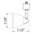 White - Round Back Cylinder Track Fixture - MR16 GU10 Base Thumbnail
