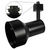 Track Light Fixture - Continental Step Cylinder - Black - Black Baffle Thumbnail