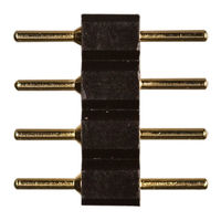 4-Pin Connector for 12 or 24 Volt LED Tape Light  - Pack of 10 - FlexTec 4P-CONNECTORS