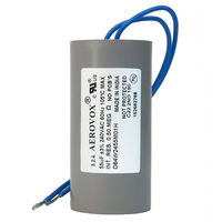 240VAC - Dry Film Capacitor for HID Lighting - 55uf - Plastic Round Case - Aerovox D84W2455M01H