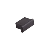 Black End Cap for MICRO-ALU Channel - Klus 24068