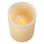 4 in. ht. - 3 in. dia. - Bisque Color - LED - Flameless Resin Pillar Candle Thumbnail