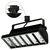 Nora NTF-3218B -  Compact Fluorescent Track Fixture  - Black Thumbnail