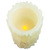 6 in. ht. - 3 in. dia. - Bisque Color - LED - Flameless Branch Carved Wax Pillar Candle Thumbnail