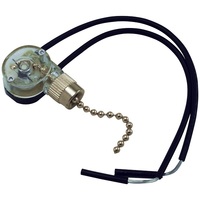 Pull Chain - On/Off Canopy Switch - 6 Amp - Single Circuit - Nickel - 125 Volt - PLT 55-0318-20
