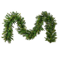 9 ft. Christmas Garland - 240 Realistic Molded Tips - Cashmere Pine - Unlit  - Vickerman A118313