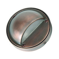 20 Watt - Halogen - Eyebrow Step and Deck Light - Solid Brass - Bronze Finish - 12 Volt - GreenScape SD-406B-T3-20