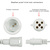 (48) Bulbs - LED - Cool White Wide Angle Meteor Shower Lights Thumbnail