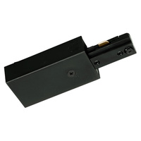 Nora NT-316B - Live End Feed - Black - Single Circuit - Compatible with Halo Track