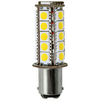 1142 - 4W - Double Contact BA15d - LED - 400 Lumens - 40W Halogen Equal - 2700 Kelvin - Anti RF Interference - 10-30 Volt DC Only